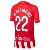 Camisola + Calções Atlético Madrid M.Hermoso 22 Criança Equipamento 1ª 23/24